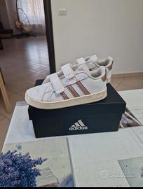 scarpe adidas grand court bambina 27