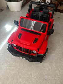 Jeep Rubicon Rossa elettrica