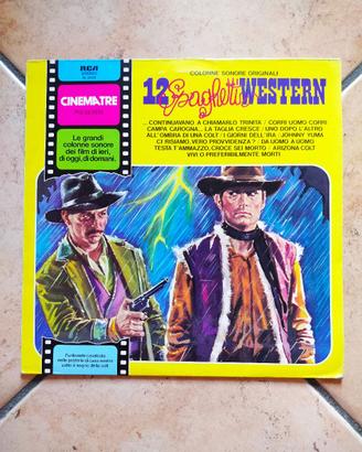 12 Spaghetti Western vinile prima stampa