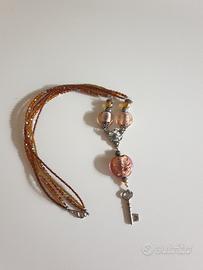collana con vetri di murano