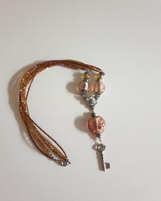 collana con vetri di murano