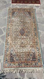 Tappeto stile persiano 80x160 colore azzurro/beige