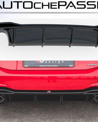 Estrattore posteriore per Audi A7 C8 S Line 2017