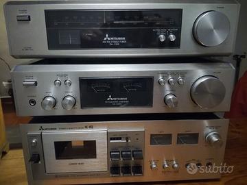 Mitsubishi impianto stereo vintage