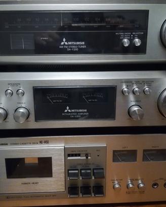 Mitsubishi impianto stereo vintage