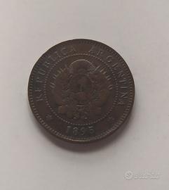 Moneta Repubblica Argentina 1895 