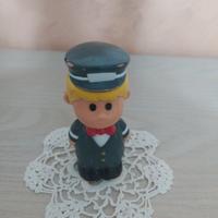 Personaggio "Capostazione" in plastica.