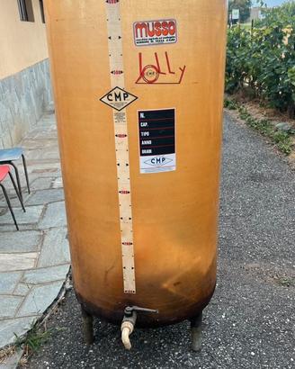 Cisterna 600L in vetroresina cilindrica