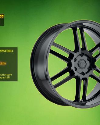 Cerchi in Lega Black rhino 22" Dodge Ram
