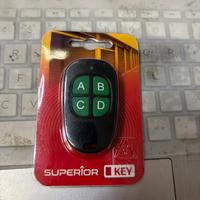 1pz Telecomando cancello superior key 433.92mhz