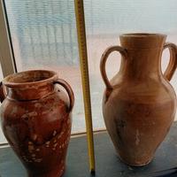 giare brocche in terracotta antica 