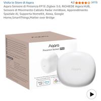 Aqara Sensore Presenza FP1E Zigbee 3.0