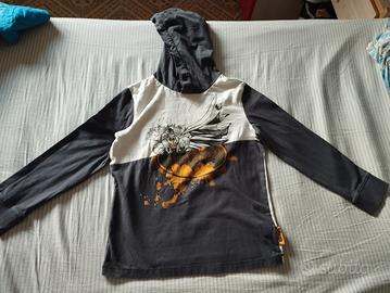 Batman, maglia a maniche lunghe con cappuccio
