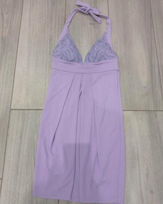 mini abito taglia XS colore lilla 