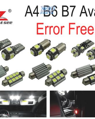 KIT 23 LAMPADE LED INTERNE AUDI A4 S4 RS4 B6 B7 QU