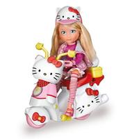 Hello kitty bambola con scooter