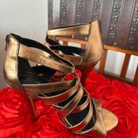 Sandali Asos oro con tacco originali