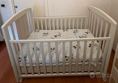 Culla Foppa Pedretti con doghe in legno