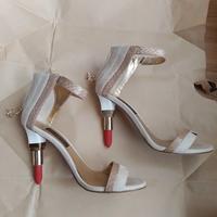 ALBERTO GUARDIANI sandali "Lipstick Heel" n.37