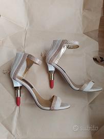 ALBERTO GUARDIANI sandali "Lipstick Heel" n.37