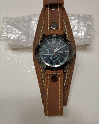 Orologio bracciale in pelle