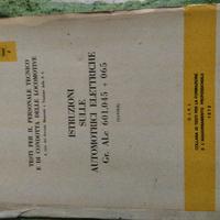 Libro Istruzioni Automotrici Elettriche Ale 601