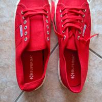 Scarpe superga rosse n.44