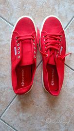 Scarpe superga rosse n.44