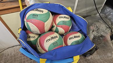 Palloni Molten 5000 e 4000 con Borse Mikasa