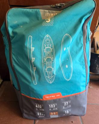 BORSONE BORSA SACCA ZAINO PER CANOA