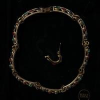 Set vintage Cascio Bijoux (collana + orecchini)