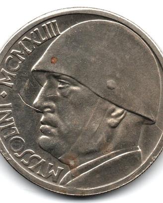 Medaglia 20 Lire/Mussolini con elmetto 1943 #WEU