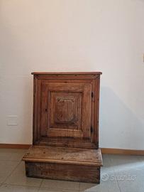 inginocchiatoio d'epoca