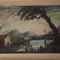 Quadro di Giuseppe Scardovelli Paesaggio argentino