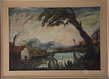 Quadro di Giuseppe Scardovelli Paesaggio argentino