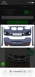 paraurti msport bmw f20