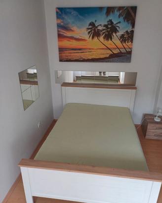 Letto 1 piazza e mezza in legno