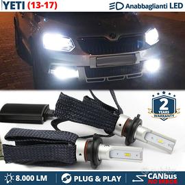 Kit LED H7 CANbus per Skoda YETI Restyling 8000LM