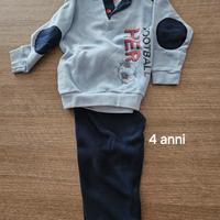 pigiama in pile taglia 4anni 