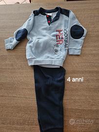 pigiama in pile taglia 4anni 