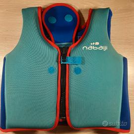Gilet nuoto schiuma blu-rosso Decathlon 