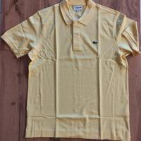 Polo uomo Lacoste tg 5/L manica corta giallo