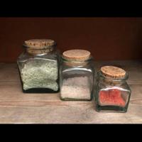 Nr 3 vasetti sali da bagno