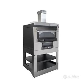 forno a legna modello CUBO della RossoFuoco