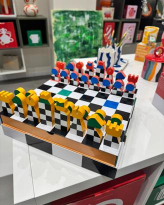 Scacchiera di design - nuova con scatolo