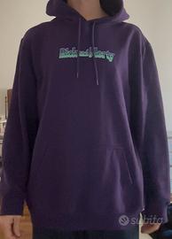 Felpa viola Rick and Morty con cappuccio