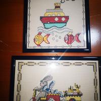 quadretti punto croce fatti a mano 