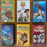 Videocassette VHS Disney e altre case