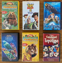 Videocassette VHS Disney e altre case