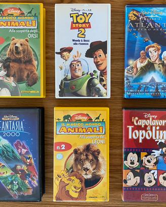 Videocassette VHS Disney e altre case